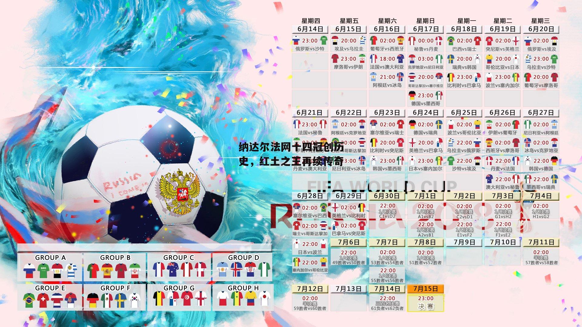 纳达尔法网十四冠创历史，红土之王再续传奇